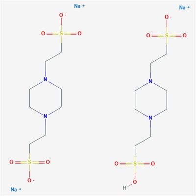Sodium 1,1'-(piperazine-1,4-diyl)diethanesulfonate 1-(4-(1-sulfoethyl)piperazin-1-yl)ethanesulfonate(3:2)