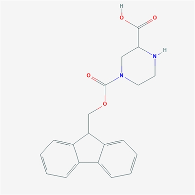 4-(((9H-Fluoren-9-yl)methoxy)carbonyl)piperazine-2-carboxylic acid