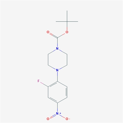tert-Butyl 4-(2-fluoro-4-nitrophenyl)piperazine-1-carboxylate