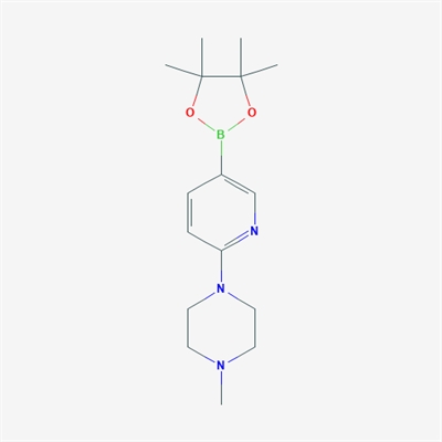 1-Methyl-4-(5-(4,4,5,5-tetramethyl-1,3,2-dioxaborolan-2-yl)pyridin-2-yl)piperazine