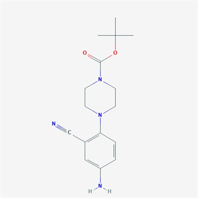 tert-Butyl 4-(4-amino-2-cyanophenyl)piperazine-1-carboxylate