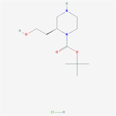 (R)-tert-Butyl 2-(2-hydroxyethyl)piperazine-1-carboxylate hydrochloride