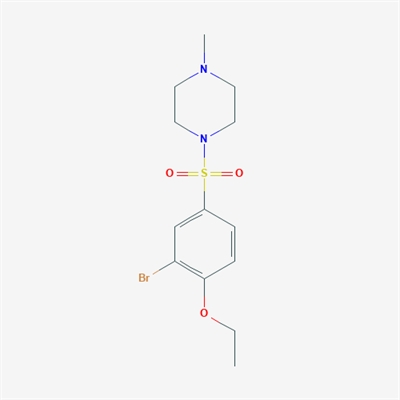 1-((3-Bromo-4-ethoxyphenyl)sulfonyl)-4-methylpiperazine