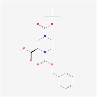 (R)-1-((Benzyloxy)carbonyl)-4-(tert-butoxycarbonyl)piperazine-2-carboxylic acid