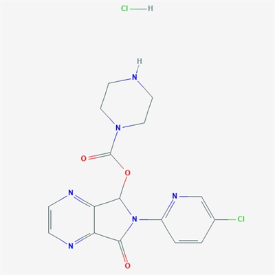 6-(5-Chloropyridin-2-yl)-7-oxo-6,7-dihydro-5H-pyrrolo[3,4-b]pyrazin-5-yl piperazine-1-carboxylate hydrochloride