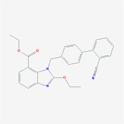 Ethyl 1-((2'-cyano-[1,1'-biphenyl]-4-yl)methyl)-2-ethoxy-1H-benzo[d]imidazole-7-carboxylate