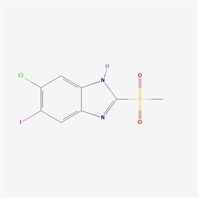 5-Chloro-6-iodo-2-(methylsulfonyl)-1H-benzo[d]imidazole