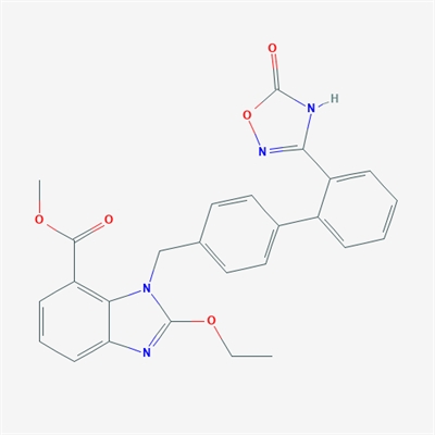 Methyl 2-ethoxy-1-((2'-(5-oxo-2,5-dihydro-1,2,4-oxadiazol-3-yl)-[1,1'-biphenyl]-4-yl)methyl)-1H-benzo[d]imidazole-7-carboxylate