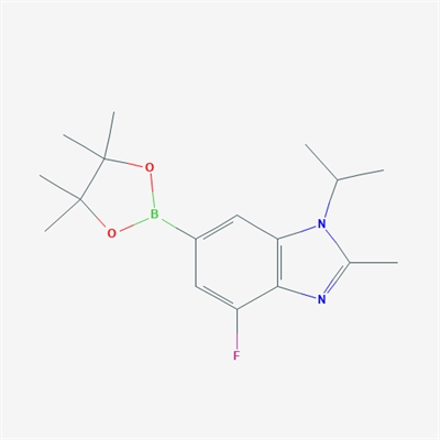 4-Fluoro-1-isopropyl-2-methyl-6-(4,4,5,5-tetramethyl-1,3,2-dioxaborolan-2-yl)-1H-benzo[d]imidazole