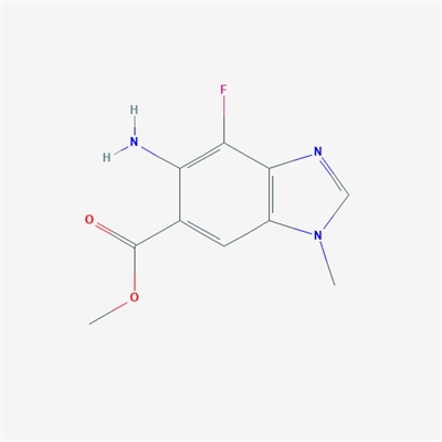 Methyl 5-amino-4-fluoro-1-methyl-1H-benzo[d]imidazole-6-carboxylate