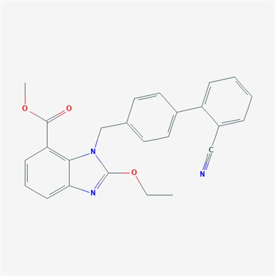 Methyl 1-((2'-cyano-[1,1'-biphenyl]-4-yl)methyl)-2-ethoxy-1H-benzo[d]imidazole-7-carboxylate