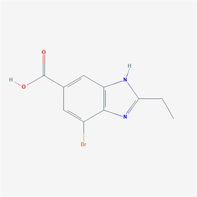 7-Bromo-2-ethyl-1H-benzo[d]imidazole-5-carboxylic acid