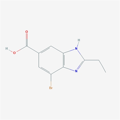 7-Bromo-2-ethyl-1H-benzo[d]imidazole-5-carboxylic acid