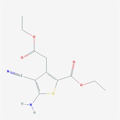 Ethyl 5-amino-4-cyano-3-(2-ethoxy-2-oxoethyl)thiophene-2-carboxylate