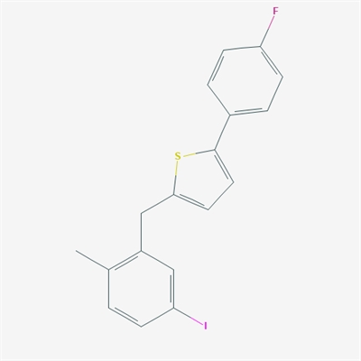 2-(4-Fluorophenyl)-5-(5-iodo-2-methylbenzyl)thiophene