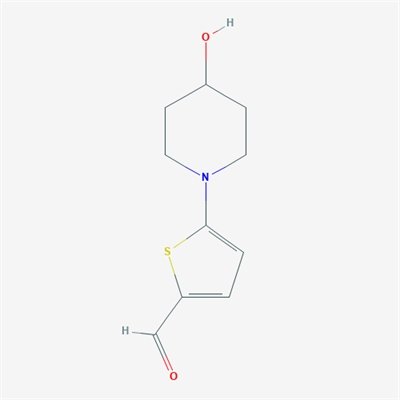 5-(4-Hydroxypiperidin-1-yl)thiophene-2-carbaldehyde