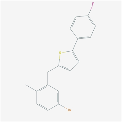 2-(5-Bromo-2-methylbenzyl)-5-(4-fluorophenyl)thiophene