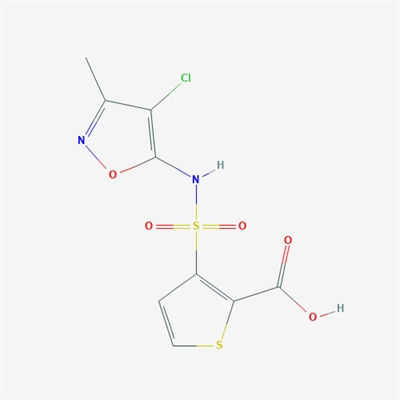 3-(N-(4-Chloro-3-methylisoxazol-5-yl)sulfamoyl)thiophene-2-carboxylic acid