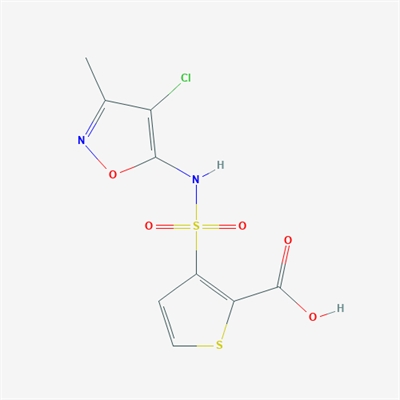 3-(N-(4-Chloro-3-methylisoxazol-5-yl)sulfamoyl)thiophene-2-carboxylic acid