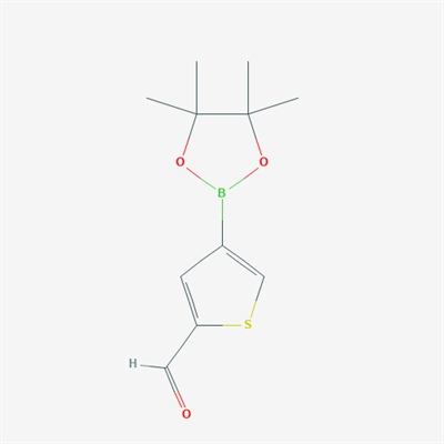 4-(4,4,5,5-Tetramethyl-1,3,2-dioxaborolan-2-yl)thiophene-2-carbaldehyde