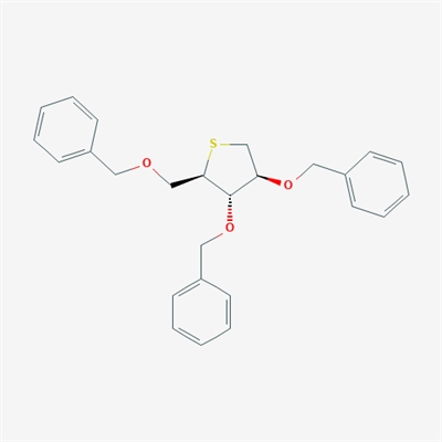 (2R,3S,4S)-3,4-Bis(benzyloxy)-2-((benzyloxy)methyl)tetrahydrothiophene
