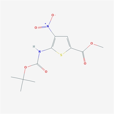 Methyl 5-((tert-butoxycarbonyl)amino)-4-nitrothiophene-2-carboxylate