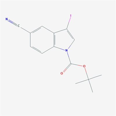 tert-Butyl 5-cyano-3-iodo-1H-indole-1-carboxylate