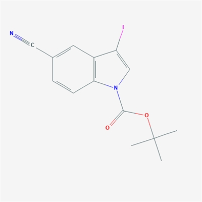 tert-Butyl 5-cyano-3-iodo-1H-indole-1-carboxylate