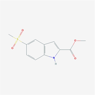 Methyl 5-(methylsulfonyl)-1H-indole-2-carboxylate