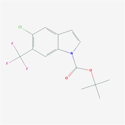 tert-Butyl 5-chloro-6-(trifluoromethyl)-1H-indole-1-carboxylate