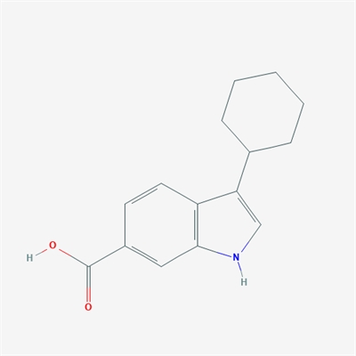 3-Cyclohexyl-1H-indole-6-carboxylic acid