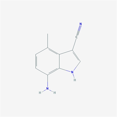 7-Amino-4-methyl-1H-indole-3-carbonitrile