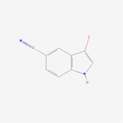 3-Iodo-1H-indole-5-carbonitrile