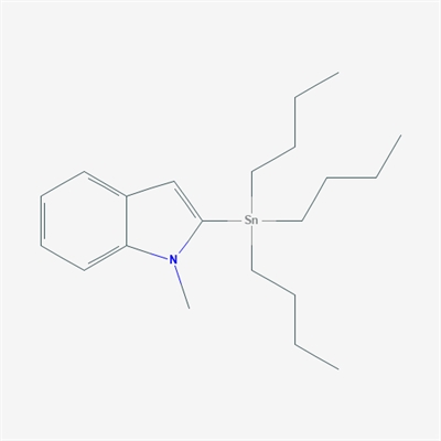 1-Methyl-2-(tributylstannyl)-1H-indole