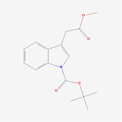 tert-Butyl 3-(2-methoxy-2-oxoethyl)-1H-indole-1-carboxylate