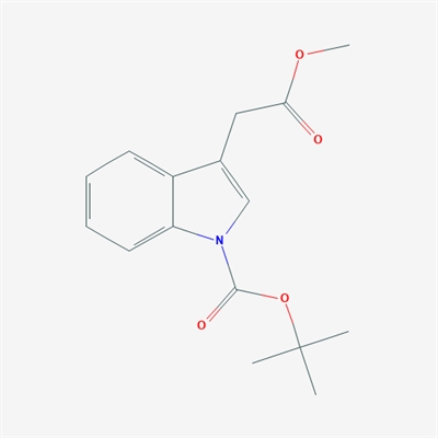 tert-Butyl 3-(2-methoxy-2-oxoethyl)-1H-indole-1-carboxylate
