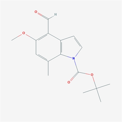 tert-Butyl 4-formyl-5-methoxy-7-methyl-1H-indole-1-carboxylate