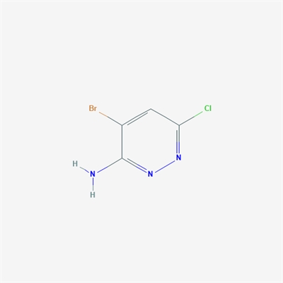 3-Amino-4-bromo-6-chloropyridazine