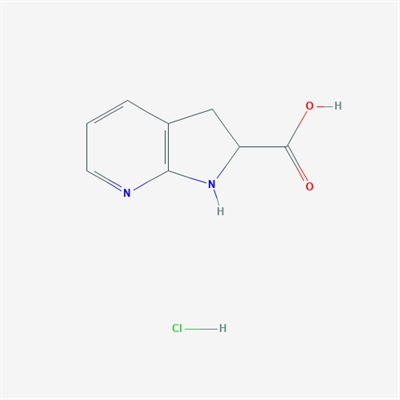 2,3-Dihydro-1H-pyrrolo[2,3-b]pyridine-2-carboxylic acid hydrochloride