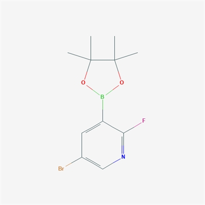 5-Bromo-2-fluoro-3-(4,4,5,5-tetramethyl-1,3,2-dioxaborolan-2-yl)pyridine