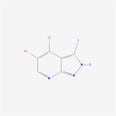 5-Bromo-4-chloro-3-iodo-1H-pyrazolo[3,4-b]pyridine