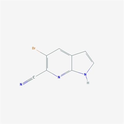 5-Bromo-1H-pyrrolo[2,3-b]pyridine-6-carbonitrile