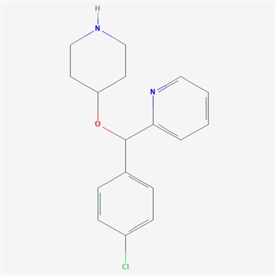 2-((4-Chlorophenyl)(piperidin-4-yloxy)methyl)pyridine