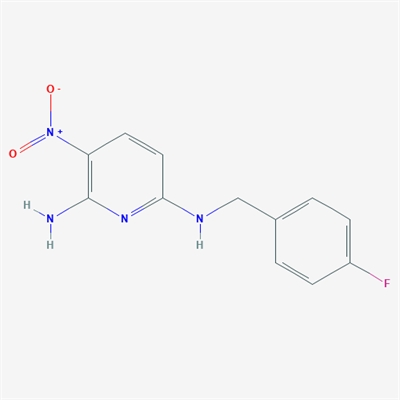 N2-(4-Fluorobenzyl)-5-nitropyridine-2,6-diamine