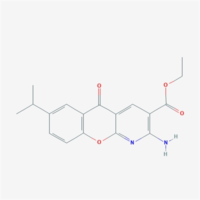 Ethyl 2-amino-7-isopropyl-5-oxo-5H-chromeno[2,3-b]pyridine-3-carboxylate