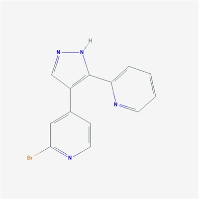2-Bromo-4-(3-(pyridin-2-yl)-1H-pyrazol-4-yl)pyridine