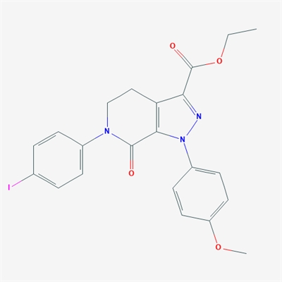 Ethyl 6-(4-iodophenyl)-1-(4-methoxyphenyl)-7-oxo-4,5,6,7-tetrahydro-1H-pyrazolo[3,4-c]pyridine-3-carboxylate