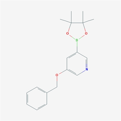 3-(Benzyloxy)-5-(4,4,5,5-tetramethyl-1,3,2-dioxaborolan-2-yl)pyridine