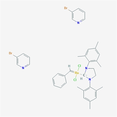 Dichloro[1,3-bis(2,4,6-trimethylphenyl)-2-imidazolidinylidene](benzylidene)bis(3-bromopyridine)ruthenium(II)