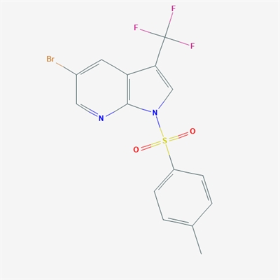 5-Bromo-1-tosyl-3-(trifluoromethyl)-1H-pyrrolo[2,3-b]pyridine